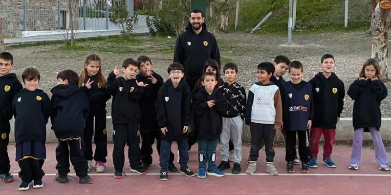 Τμήμα junior αγοριών μπάσκετ
